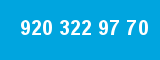 920 322 97 70 920 322 97 70